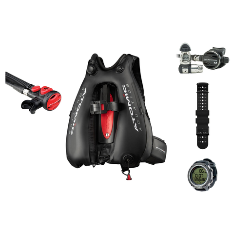 Atomic T3 Regulator + Atomic BC2 BCD + Oceanic GEO Air Scuba Package