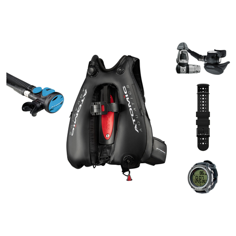 Atomic TFX Regulator + Atomic BC2 BCD + Oceanic GEO Air Scuba Package — YOKE