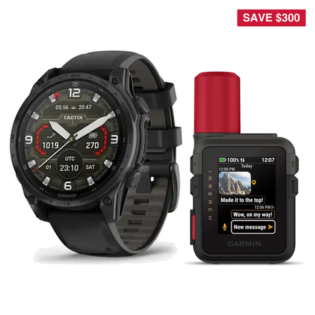 Garmin tactix 8 Tactical Smartwatch with inReach® Mini 3 Plus — includes Garmin tactix 8 Tactical Smartwatch 47mm AMOLED Tit…