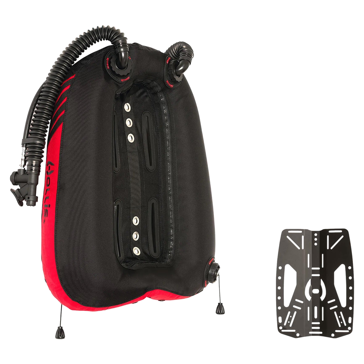 Hollis CRIB Custom Dual Tank 45 Dual Bladder Wing Package — Red
