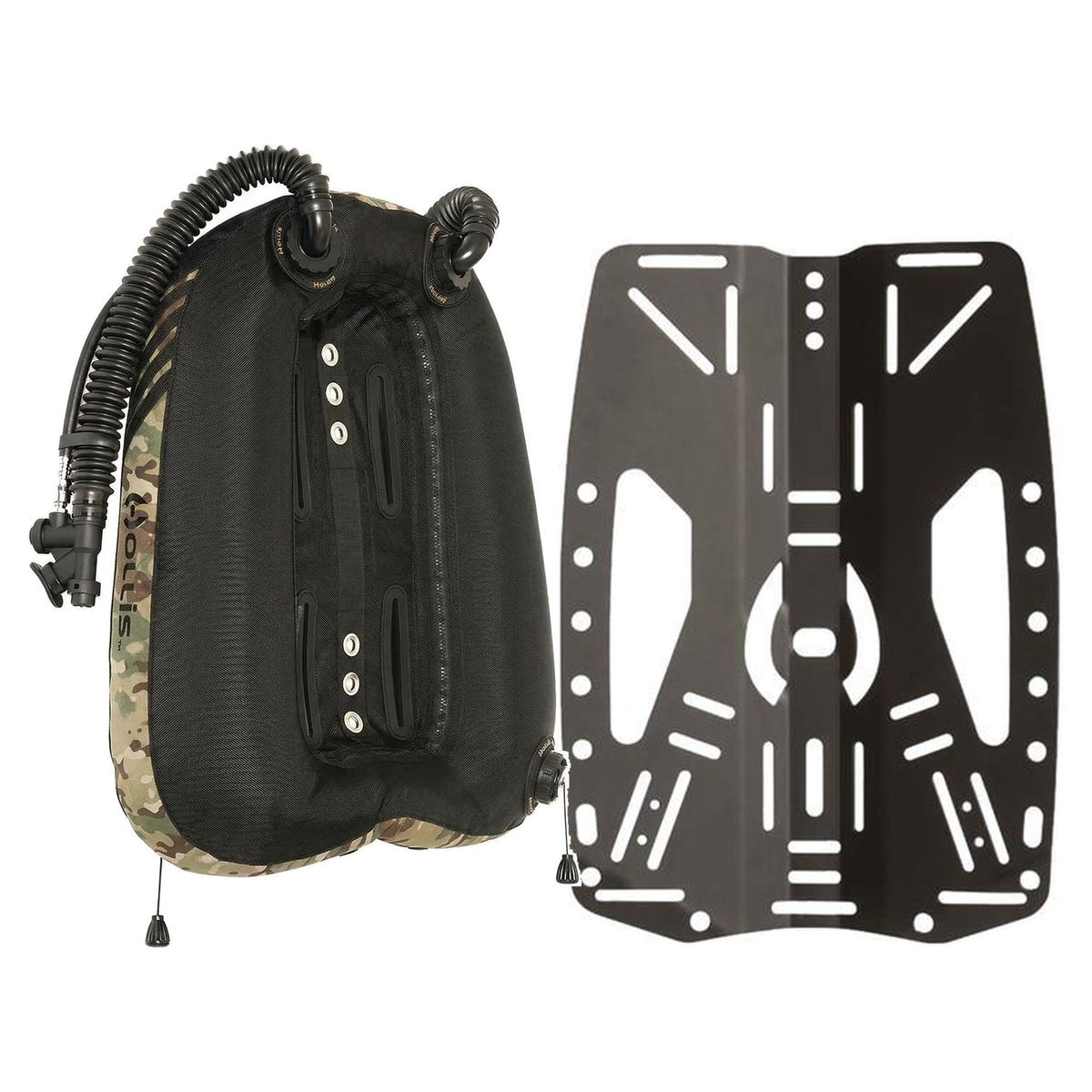Hollis CRIB Custom Dual Tank 45 Dual Bladder Wing Package — Multicam