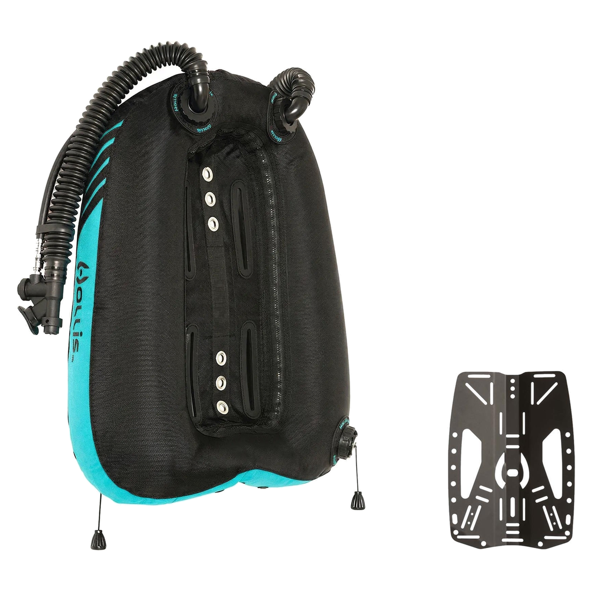 Hollis CRIB Custom Dual Tank 45 Dual Bladder Wing Package — Aqua