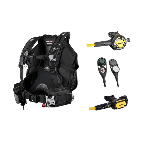 Mares Dive Around The World Scuba Package — Black/Black