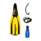 Mares Mask, Fins, and FREE Snorkel Bundle (Promo) — Blue