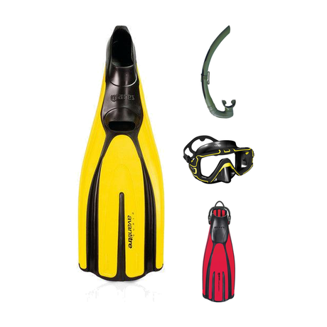 Mares Mask, Fins, and FREE Snorkel Bundle (Promo) — Flamingo