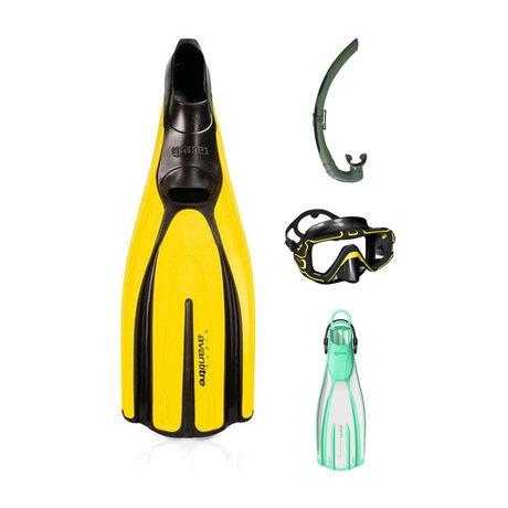 Mares Mask, Fins, and FREE Snorkel Bundle (Promo) — Aqua