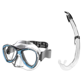 Seac Amalfi Two Lens Mask with Flash Snorkel Set — includes Seac Amalfi Double Lens Snorkel Mask, Seac Flash Snorkel