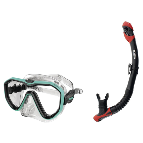 Seac Appeal Dive Mask with Reverse Dry Snorkel Set — includes Seac Appeal Dive Mask, Seac Reverse Dry Snorkel