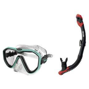 Seac Appeal Dive Mask with Reverse Dry Snorkel Set — Clear Tiffany