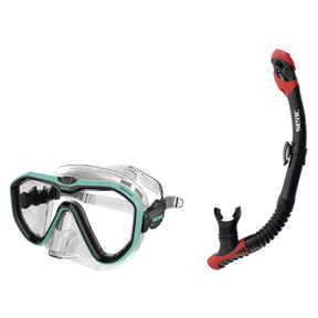 Seac Appeal Dive Mask with Reverse Dry Snorkel Set — Clear Tiffany