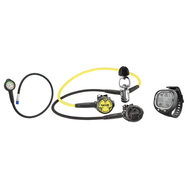 Seac Basic Screen Package — includes Seac Set PX100 230 INT, Seac Screen Wrist Computer, Seac SPG Compact Pressure Gauge