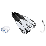 Seac Elba Mask with Flash Snorkel & Ala Snorkeling Fins Set — includes Seac Pinne Ala Snorkel Fins, Seac Elba Adult Scuba Di…