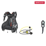 Seac Entry Level Smart Package — includes Seac Set PX100 230 INT, Seac Smart BCD, Seac Console Compact 2 Gauge