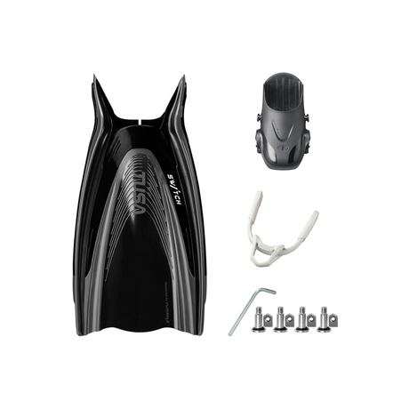 Tusa Color Kit Build – HyFlex Switch Fins with Bungee Strap (Blades + Foot Pockets + Straps + Hardware) — includes Tusa Hyfl…