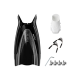 Tusa Color Kit Build – HyFlex Switch Fins with Spring Strap (Blades + Foot Pockets + Straps + Hardware) — Black