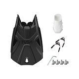 Tusa Color Kit Build – Tri-Force Fins with Spring Strap (Blades + Foot Pockets + Straps + Hardware) — Black