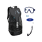 Tusa Freedom HD Mask + Tusa Hyperdry Elite II + Tusa Mask Strap + Meshbag — Cobalt Blue