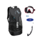 Tusa Freedom HD Mask + Tusa Hyperdry Elite II + Tusa Mask Strap + Meshbag — Black/Metallic Red