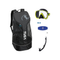 Tusa Freedom HD Mask + Tusa Hyperdry Elite II + Tusa Mask Strap + Meshbag — Black/Yellow