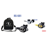 Tusa RS681 Reg/Octo Bag Package — includes Tusa RS-681 Regulator, Tusa Safe Second, SS-81, Tusa Regulator Carrying Bag