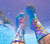 Spacefish Army Psychedelic Mermaid Dive Socks