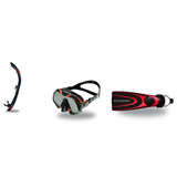 Atomic Aquatics Mask Fin Snorkel Package – Venom, Arc SubFrame or Frameless 2 Mask + SV2 Snorkel + Blade Fins — includes Ato…