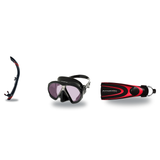 Atomic Aquatics Mask Fin Snorkel Package – Venom, Arc SubFrame or Frameless 2 Mask + SV2 Snorkel + Blade Fins — Arc SubFrame…