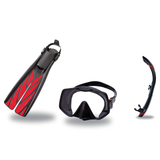 Atomic Aquatics Mask Fin Snorkel Package – Venom, Arc SubFrame or Frameless 2 Mask + SV2 Snorkel + Blade Fins — Frameless 2,…