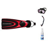 Atomic Aquatics Mask Fin Snorkel Package – Venom, Arc SubFrame or Frameless 2 Mask + SV2 Snorkel + Blade Fins — Arc SubFrame…