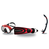 Atomic Aquatics Mask Fin Snorkel Package – Frameless, SubFrame Mask, Medium Fit or Venom Mask + SV2 Snorkel + Open Heel Fins…