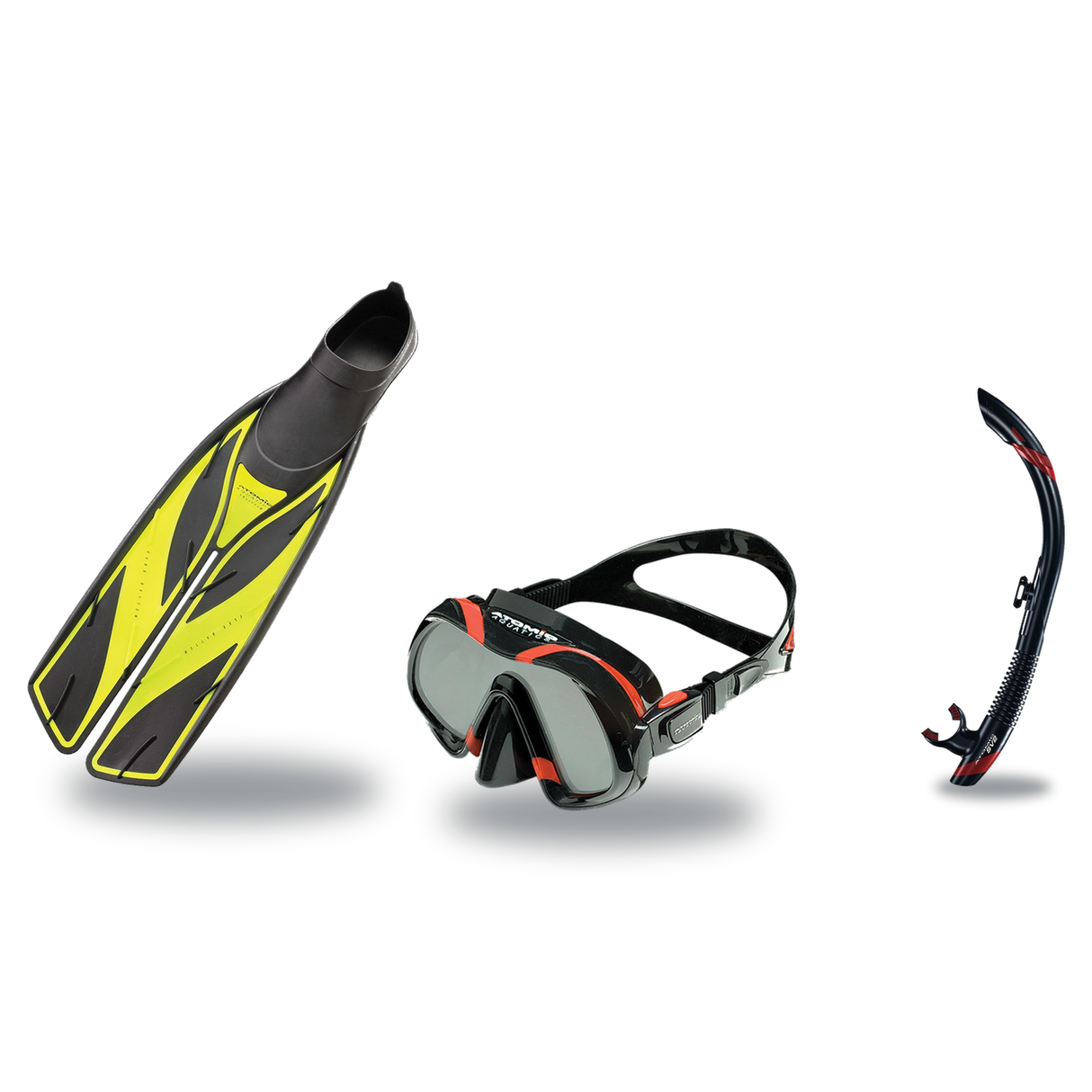 Atomic Aquatics Mask Fin Snorkel Package – Venom, Arc SubFrame or Frameless 2 Mask + SV2 Snorkel + Full Foot Fins — Venom, A…