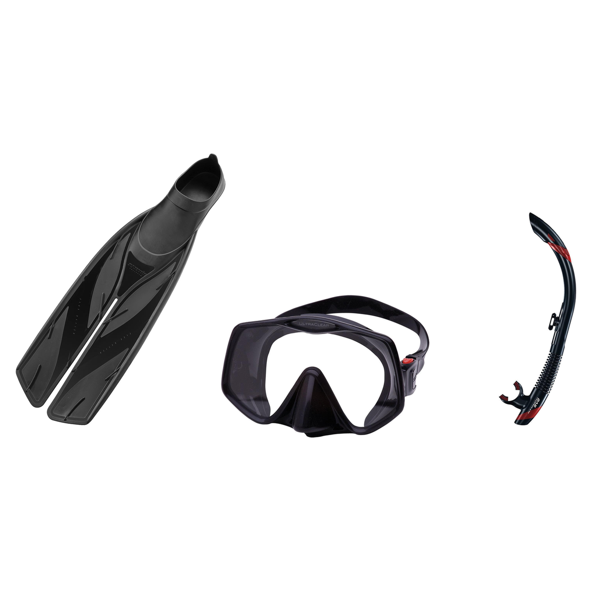 Atomic Aquatics Mask Fin Snorkel Package – Venom, Arc SubFrame or Frameless 2 Mask + SV2 Snorkel + Full Foot Fins — Frameles…