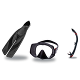 Atomic Aquatics Mask Fin Snorkel Package – Venom, Arc SubFrame or Frameless 2 Mask + SV2 Snorkel + Full Foot Fins — Frameles…