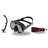 Atomic Aquatics Mask Fin Snorkel Package – Venom ARC, Venom or Arc SubFrame Mask + SV2 Snorkel + Open Heel Fins — Venom, Ato…