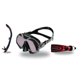 Atomic Aquatics Mask Fin Snorkel Package – Venom ARC, Venom or Arc SubFrame Mask + SV2 Snorkel + Open Heel Fins — Venom ARC,…
