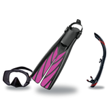 Atomic Aquatics Mask Fin Snorkel Package – Venom, Frameless 2 or Arc SubFrame Mask + SV2 Snorkel + Open Heel Fins — Frameles…