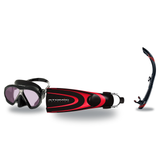 Atomic Aquatics Mask Fin Snorkel Package – Venom, Arc SubFrame or Frameless 2 Mask + SV2 Snorkel + Open Heel Fins — Arc SubF…