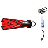 Atomic Aquatics Mask Fin Snorkel Package – Venom, Arc SubFrame or Frameless 2 Mask + SV2 Snorkel + X1 Blade Fins — includes…