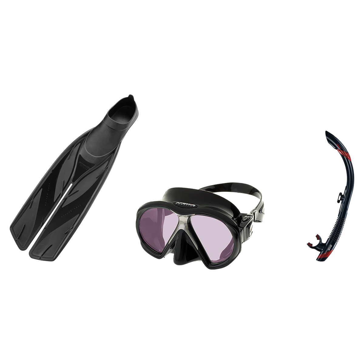 Atomic Aquatics Mask Fin Snorkel Package – Venom, Arc SubFrame or Frameless 2 Mask + SV2 Snorkel + X1 Blade Fins — Arc SubFr…