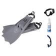 Hollis Mask Fin Snorkel Package – M4, M-1 or M3 Dual Lens Mask + Ultra Dry 2 Snorkel + F1 LT Vented Blade Open Heel Fins — M…