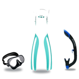 Oceanic Mask Fin Snorkel Package – Mini Shadow Single Lens, Shadow Single Lens or Predator Dual Lens Ultra Low-Volume Camo F…