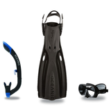 Oceanic Mask Fin Snorkel Package – Mini Shadow Single Lens, Shadow Single Lens or Predator Dual Lens Ultra Low-Volume Camo F…