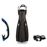Oceanic Mask Fin Snorkel Package – Mini Shadow Single Lens, Shadow Single Lens or Predator Dual Lens Ultra Low-Volume Camo F…