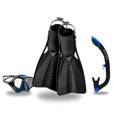 Oceanic Mask Fin Snorkel Package – Mini Shadow Single Lens, Shadow Single Lens or Predator Dual Lens Ultra Low-Volume Camo F…