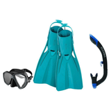 Oceanic Mask Fin Snorkel Package – Duo Dual Lens, Enzo Dual Lens or Shadow Single Lens Mask + Ultra Dry 2 Snorkel + Manta Ra…