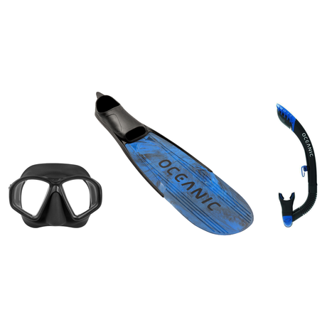 Oceanic Mask Fin Snorkel Package – Enzo Dual Lens, Shadow Single Lens or Mini Shadow Single Lens Mask + Ultra Dry 2 Snorkel…