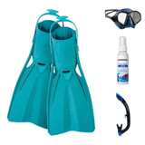 Oceanic Mask Fin Snorkel Package – Mini Shadow Single Lens, Shadow Single Lens or Predator Dual Lens Ultra Low-Volume Camo F…