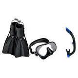 Oceanic Mask Fin Snorkel Package – Mini Shadow Single Lens, Shadow Single Lens or Predator Dual Lens Ultra Low-Volume Camo F…