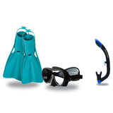 Oceanic Mask Fin Snorkel Package – Mini Shadow Single Lens, Shadow Single Lens or Predator Dual Lens Ultra Low-Volume Camo F…