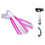 Oceanic Mask Fin Snorkel Package – Mini Shadow Single Lens, Shadow Single Lens or Predator Dual Lens Ultra Low-Volume Camo F…